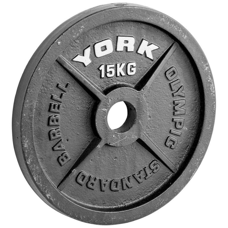 York 2" Cast Iron Olympic Legacy Weight Plate Sets