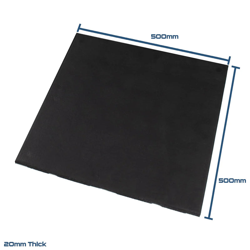 Rival Premium Interlocking EPDM Floor Tiles (500mm x 500mm x 20mm)