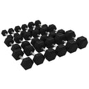 Rival Rubber Hex Dumbbell Sets