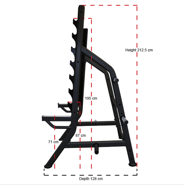 GymGear Commercial Squat Rack