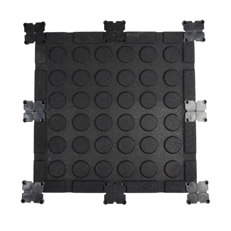 Rival Premium Interlocking EPDM Floor Tiles (500mm x 500mm x 20mm)