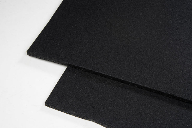 Rival Black Rubber SBR Floor Tiles (1M x 1M x 20mm/ 30mm)