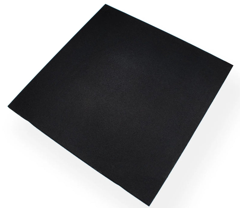 Rival Black Rubber SBR Floor Tiles (1M x 1M x 20mm/ 30mm)