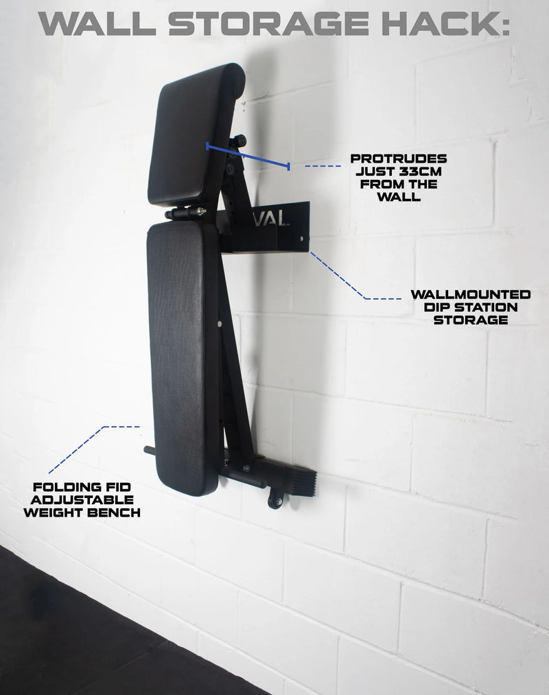 Rival Folding FID Adjustable Bench