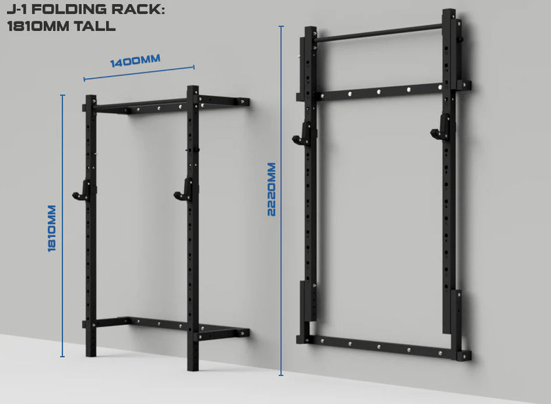 Rival J-1 Series Folding Wall Mounted Rack