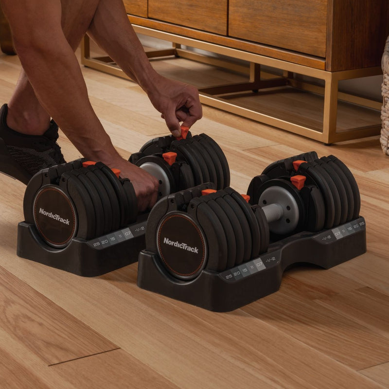 NordicTrack 25 kg Select-A-Weight Dumbbells