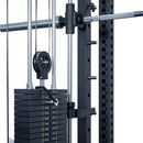 Rival Strength S-2 Series Power Rack With Dual Adjustable Pulley and Smith Machine