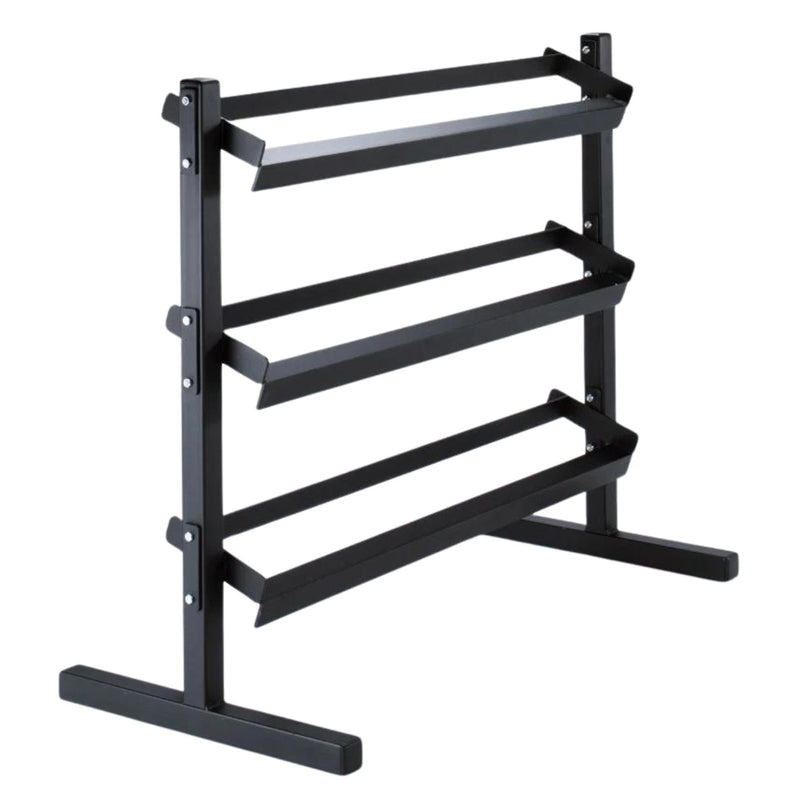 York Rubber Hex Dumbbell Sets With Racks