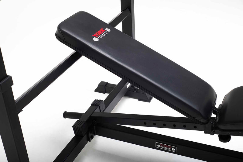 York Barbell C19BB Barbell Bench With Leg Developer