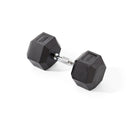 York Rubber Hex Dumbbell Sets With Racks