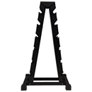 York Rubber Hex Dumbbell Sets With Racks