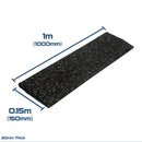 Rival Premium Interlocking Rubber EPDM Floor Tiles (1M x 1M) (20MM)