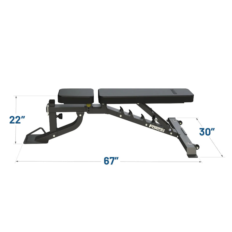 Force USA MyBench FID Weight Bench with Arm and Leg Developer