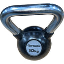Attack Fitness Chrome Handle Rubber Kettlebell Set (4kg to 24kg)