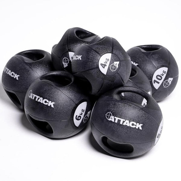 Attack Fitness Double Grip Medicine Ball Set (3kg to 10kg)