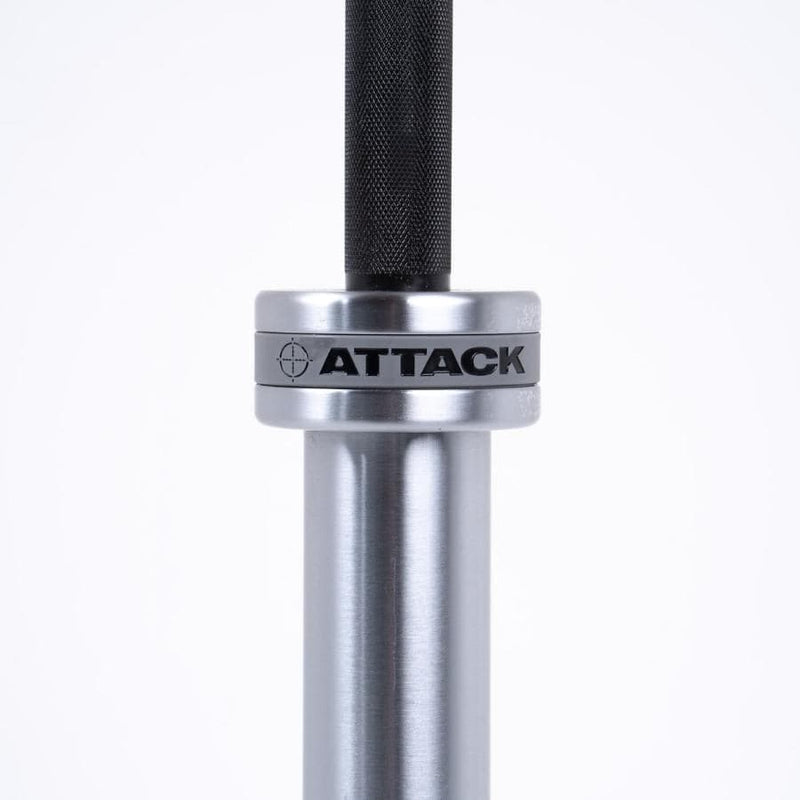 Attack Fitness Olympic 7ft Bar - Ceramic Coated Black