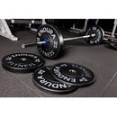 Endura Fitness Infinity Black Olympic Bumper Plates