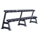 Jordan Fitness 10 Pair Dumbbell Rack (2 tier)