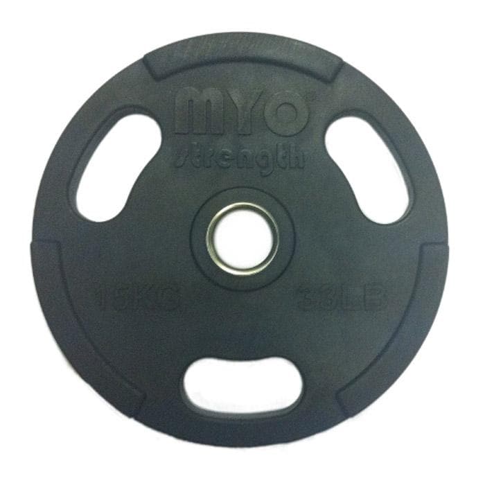 MYO Strength Rubber Coated Olympic Disc - HomeGymSupply.co.uk