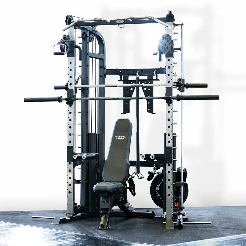 Primal Strength Stealth Monster Half Power Rack System