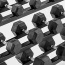 York 3 Tier Horizontal Hex Dumbbell Rack